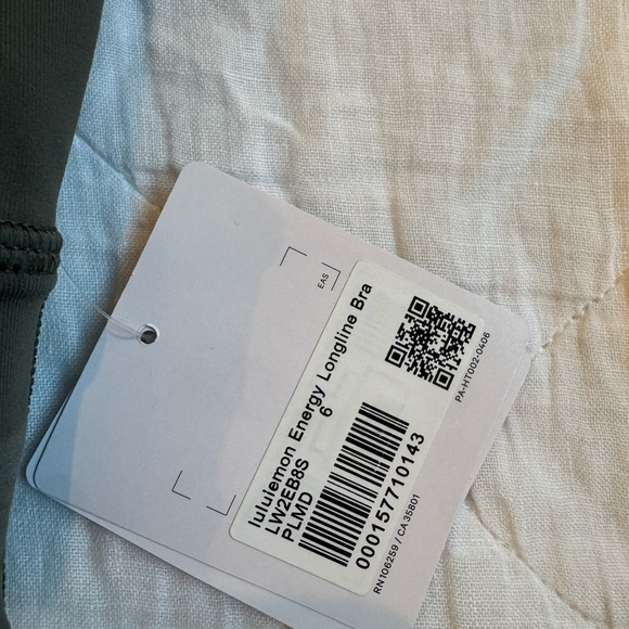 Lululemon Energy Longline Bra in Palm Deco NWT - Picture 4 of 6